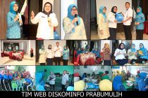 Kunjungan Ibu Wakil Ketua TP-PKK Provinsi Sumsel Terkait Persiapan Lomba PHBS Tingkat Nasional