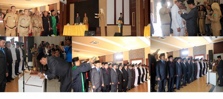 WAKIL WALIKOTA LANTIK PEJABAT ESELON II DAN III LINGKUP PEMERINTAH KOTA PRABUMULIH