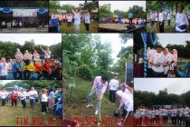 Senam pagi bersama sekaligus memperingati Hari Peduli Sampah Nasional dan Hari Lingkungan Hidup Sedunia Tingkat Kota Prabumulih.