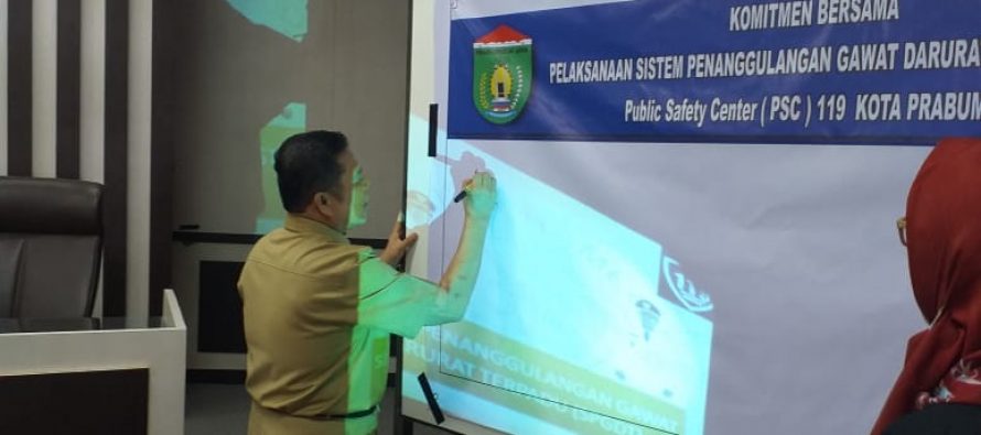 Asisten III Buka Koordinasi Lintas Sektor SPGDT Public Safety Center 119