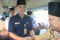 Pemulangan Haji Tahun 2019 di Rumah Dinas Walikota Kota Prabumulih
