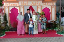 Wakil Walikota Shalat Id di Masjid Al-Mukhlisin Kota Prabumulih