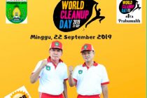 Senam Sehat Bersama Badan Keuangan Daerah di Taman Kota Prabujaya Kota Prabumulih