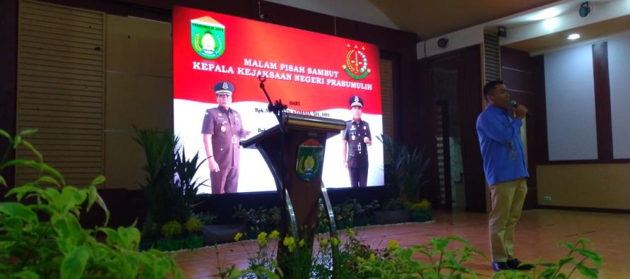 Malam Pisah Sambut Kepala Kejaksaan Negeri Kota Prabumulih