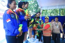 Prabumulih Kembali Sumbang Dua Emas Porprov XII Sumsel 2019 Lewat Cabor Soft Tenis