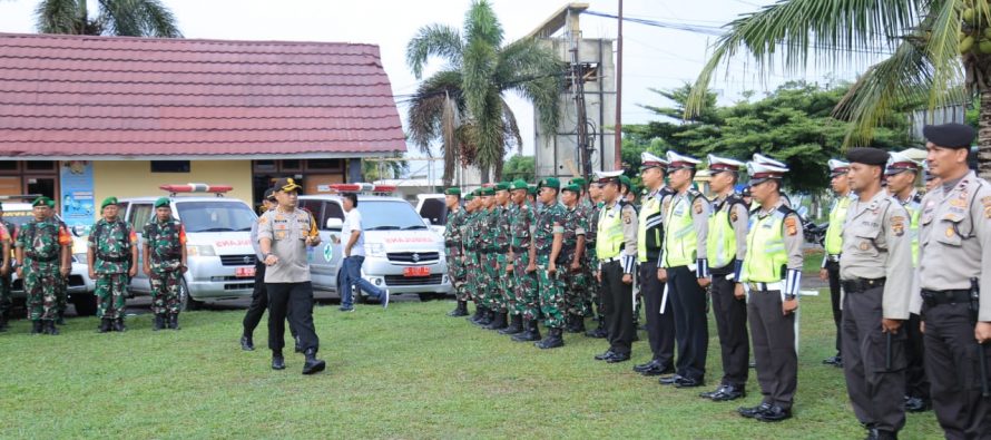 Sekretaris Daerah Menghadiri Apel Gelar Pasukan Operasi Lilin