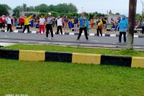 SENAM PAGI BERSAMA DIHALAMAN PEMKOT PRABUMULIH
