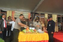 HUT SATPAM KE-39 DI HALAMAN MAPOLRES KOTA PRABUMULIH.