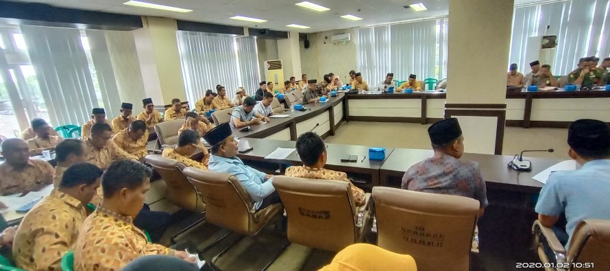 Walikota Pimpin Rapat Persiapan MTQ Tingkat Provinsi Sumatera Selatan ke-XXIX di Kota Prabumulih Tahun 2020