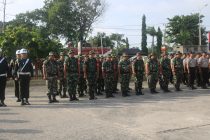 Apel Gelar Pasukan Dalam Rangka Kesiapan Pencegahan dan Penaggulangan Bencana Alam Tahun 2020 di Halaman Mapolsek Prabumulih Barat.