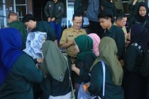 PELEPASAN DAN PENGEMBALIAN MAHASISWA KKN FAKULTAS EKONOMI SEKRETARIAT PANITIA KKN V di RUANG RAPAT Lt.1 PEMERINTAH KOTA PRABUMULIH