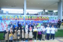 Giat Senam sehat bersama DPRD Kota Prabumulih