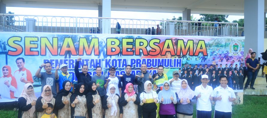 Giat Senam sehat bersama DPRD Kota Prabumulih