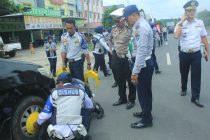 SOSIALISASI TERTIB LALU LINTAS di KOTA PRABUMULIH