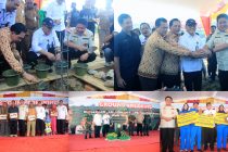 WALIKOTA PRABUMULIH BERSAMA GUBERNUR SUMSEL DAN DIRJEN PENYEDIAAN PERUMAHAN PUPR LETAKKAN BATU PERTAMA PEMBANGUNAN PERUMAHAN BAGI PETUGAS KEBERSIHAN KOTA PRABUMULIH