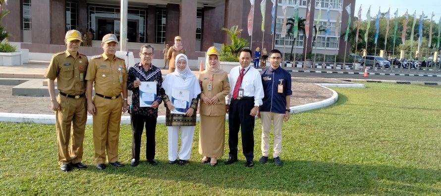 Apel Bulanan Sekaligus Penyerahan Secara Simbolis Dana Pensiun PNS