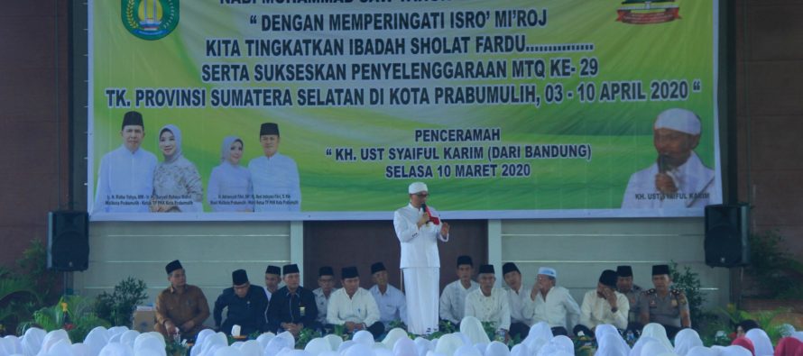 Staf Ahli Walikota Hadiri Tabligh Akbar Peringatan Isra’ Mi’raj Nabi Muhammad SAW Tahun 1441 H