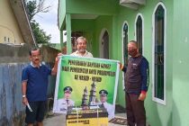 PEMERINTAH KOTA PRABUMULIH BANTU MESIN GENSET UNTUK MASJID.