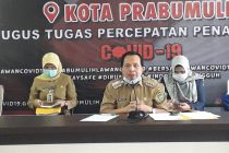 Walikota hadiri Pers conference gugus tugas covid-19 Kota Prabumulih