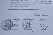 Himbauan tentang penyelenggaraan takbir dan sholat idul fitri 1 Syawal 1441 H di Kota Prabumulih tahun 2020