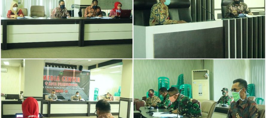 Sekda Pimpin Rapat Koordinasi Penyusunan Draft Perwako PSBB di Kota Prabumulih