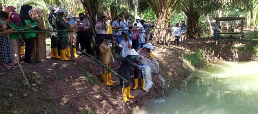 Kapolres Prabumulih Resmikan Kampung Tangkal Covid 19