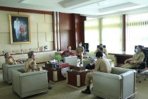 Audiensi Pengurus Vihara Vajra Bhumi Prabu sekaligus Penandatangan Prasasti Peresmian Bangunan Vihara Vajra Bhumi