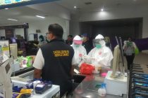 Dinas Kesehatan Gelar Penyemprotan Disinfektan dan Rapid Test di Citimall Prabumulih