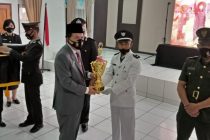 Upacara via zoom dalam memperingati HUT Bhayangkara ke 74