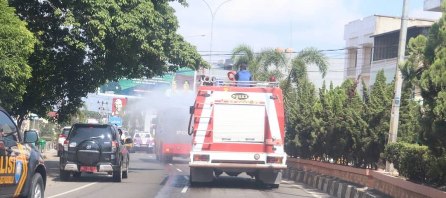 Polres Prabumulih Gelar Apel Kampanye Protkes Pencegahan Covid-19