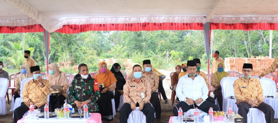 Pembangunan ruang kelas belajar MTsN 1 kota prabumulih kelas jauh