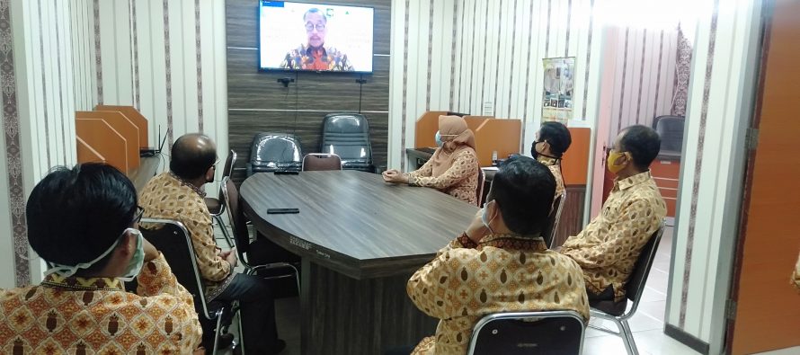 VIDCON Sosialisasi SE Menteri PANRB 62 Tahun 2020 tentang Penyelamatan Arsip Penanganan Corona Virus Disease (COVID-19)