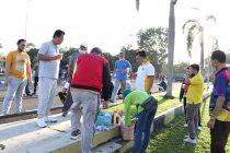 SENAM PAGI DI LAPANGAN KANTOR PEMERINTAH KOTA PRABUMULIH.