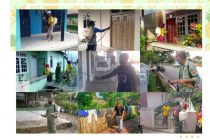 Penyemprotan Cairan Disinfektan Serentak di 37 Kelurahan dan desa Se-Kota Prabumulih