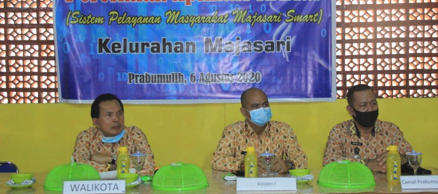 Walikota Kota Prabumulih Ir H Ridho Yahya MM Meresmikan SIMMAS