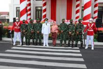 UPACARA SENJA PERINGATAN HARI ULANG TAHUN REPUBLIK INDONESIA KE – 75