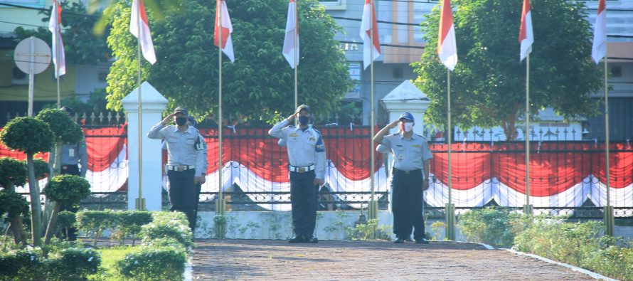 WALIKOTA PRABUMULIH PIMPIN UPACARA  KEMERDEKAAN RI KE-75