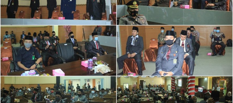 Mendengarkan Pidato Kenegaraan Presiden RI Dalam Rangka HUT Kemerdekaan RI Ke-75 Tahun 2020