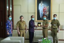 Audiensi dan Silahturahmi Sekaligus Penyerahan Uang Pecahan Khusus (UPK) 75 Tahun RI Kepada Walikota Prabumulih