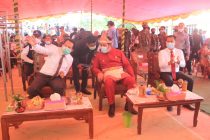 Penyerahan Bantuan Korban Bencana Alam Angin Puting Beliung di Kecamatan RKT.