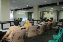 Rapat Monitoring Penanganan Permasalahan BMD dan Tunggakan Pajak/ Retribusi Daerah Secara Virtual di Ruang Rapat Lt.I Pemerintah Kota Prabumulih