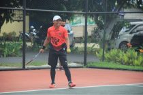 Senam Pagi dan Pertandingan Persahabatan Tenis Lapangan Pemerintah Kota Prabumulih dengan Danyonkav 5 Serbu Karang Endah.
