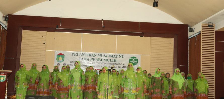 Pelantikan Pengurus Muslimat NU Kota Prabumulih Masa Khidat 2020-2025.