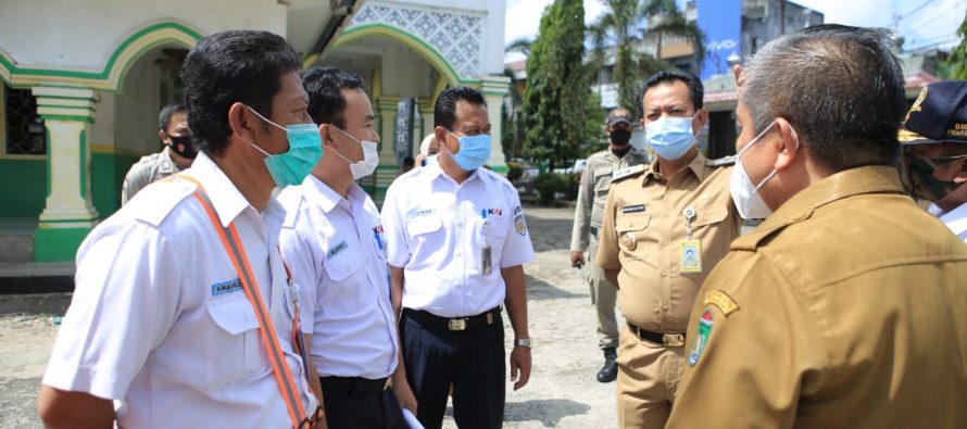 Survey Bersama dalam Rangka Penyelesaian Status Aset Tanah di Wilayah Kota Prabumulih. Di Stasiun Kota Prabumulih