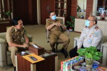 Audiensi Kepala Kantor Kesehatan Pelabuhan kls II Palembang