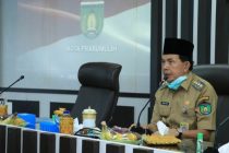 Ir. H. Ridho Yahya, MM Melantik Melantik Anggota BPD Desa Karangan Kecamatan Rambang Kapak Tengah