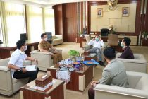 Ir. H Ridho Yahya, MM menerima Audiensi CV. Bahtera Kreasi Mandiri