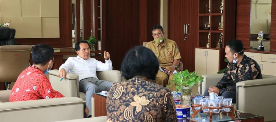 Ir. H Ridho Yahya, MM menerima Audiensi PT. Pegadaian (Persero) Area Palembang