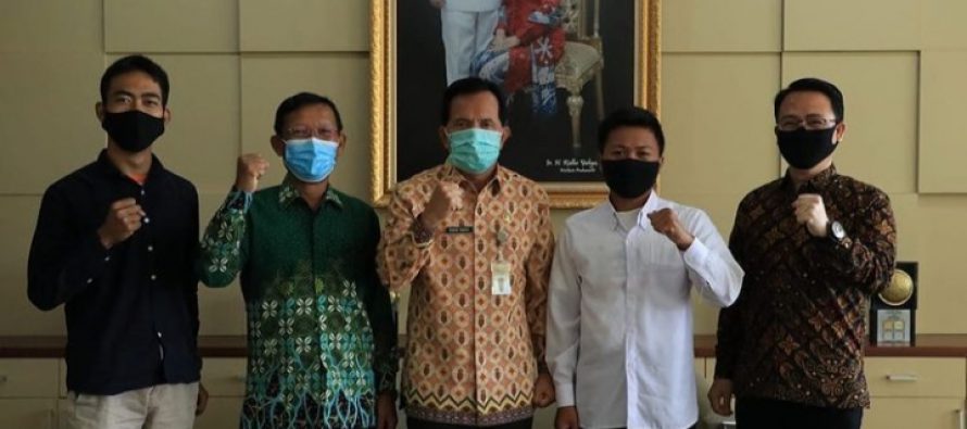 Audiensi Lembaga Amil Zakat Infaq dan Shadaqah Muhammadiyah Prabumulih dengan Pemerintah Kota Prabumulih di Ruang Kerja Walikota Prabumulih.