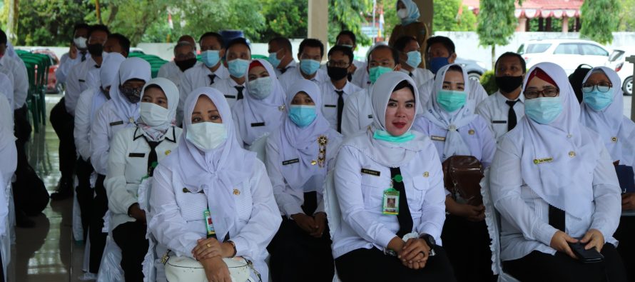 Penutupan Latihan Dasar CPNS dan Diklat PKP (Pelatihan Kepemimpinan Pengawas) IV Kota Prabumulih Tahun 2020